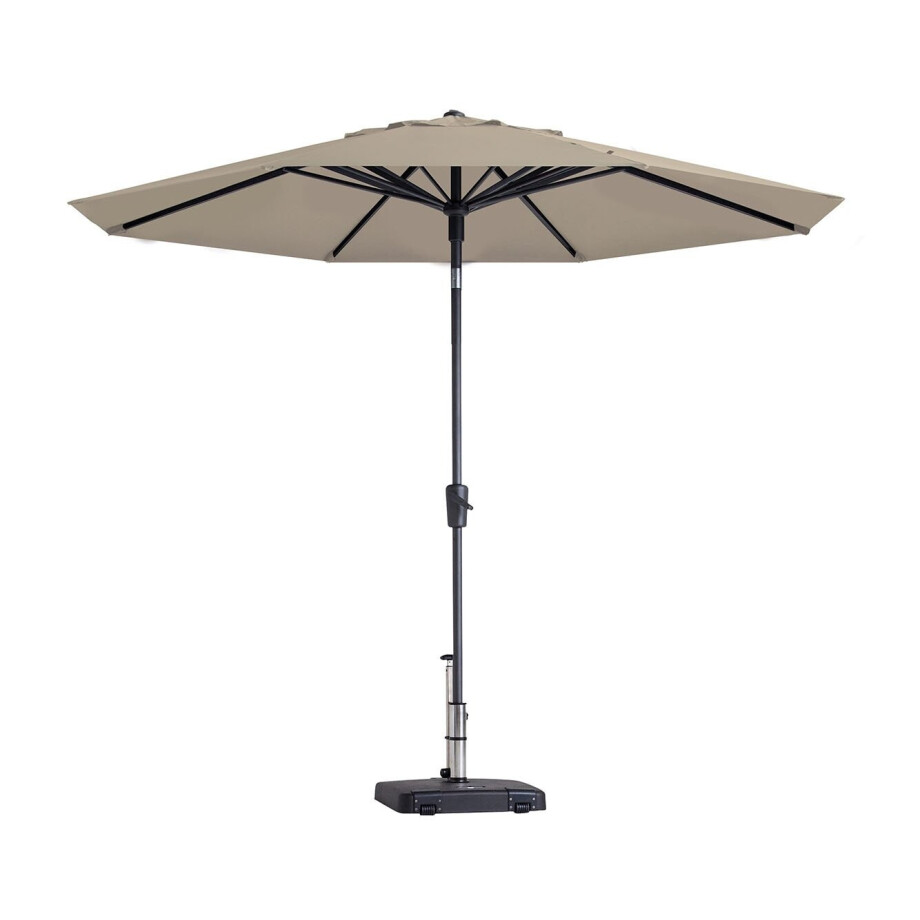 Paros luxe stokparasolØ300cm | Ecru afbeelding 1