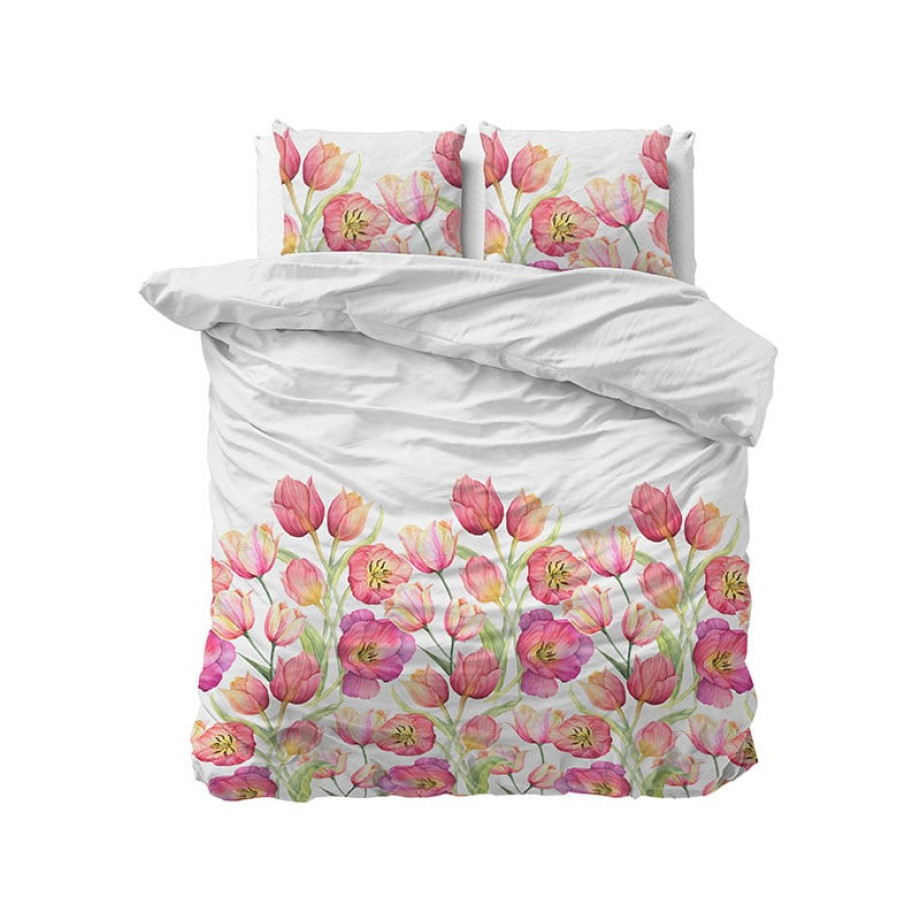 Dekbedovertrek Lilly - Tweepersoons (200x220 cm) - Meerkleurig Polyester-katoen - Dessin: Patroon - Sleeptime Elegance - Dekbed-Discounter.nl afbeelding 1