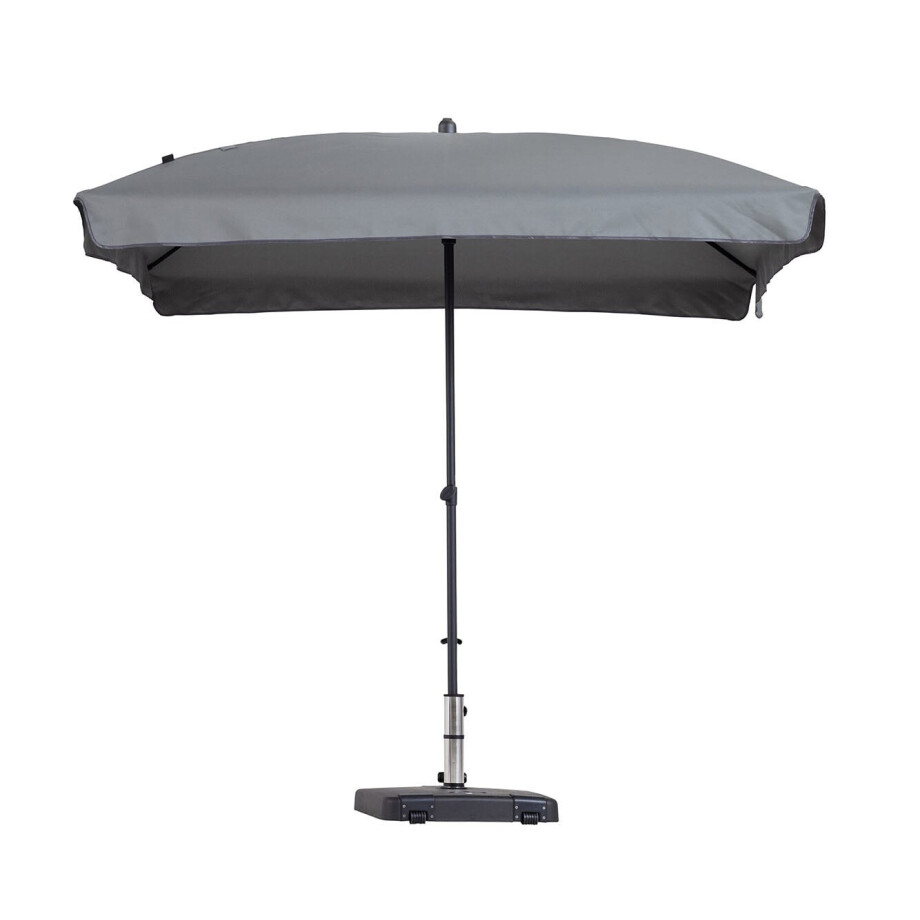 Patmos stokparasol 210x140cm | Light Grey afbeelding 1