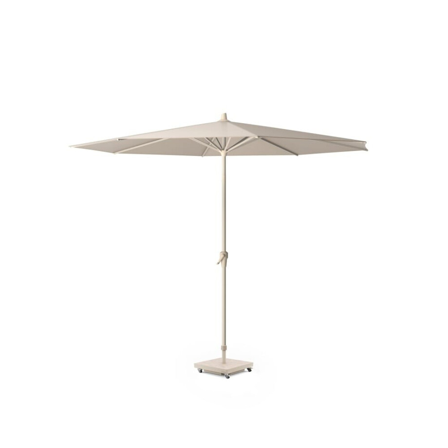 Riva stokparasol Ivory/Sandstone | Ø300cm rond afbeelding 1