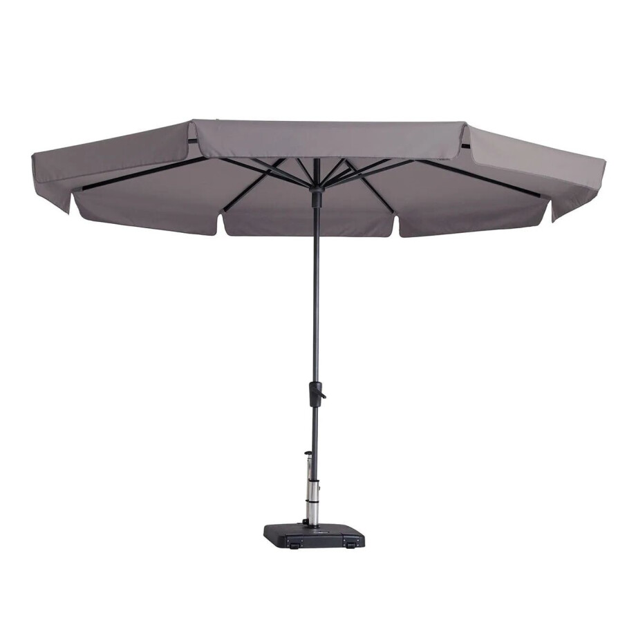 Syros luxe parasol Ø350cm | taupe Syros luxe parasol Ø350cm | taupe afbeelding