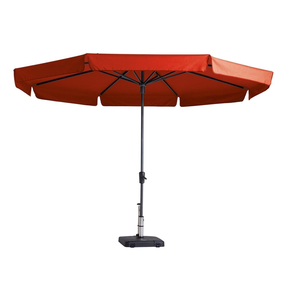 Syros luxe parasol Ø350cm | Brick Red Syros luxe parasol Ø350cm | Brick Red afbeelding