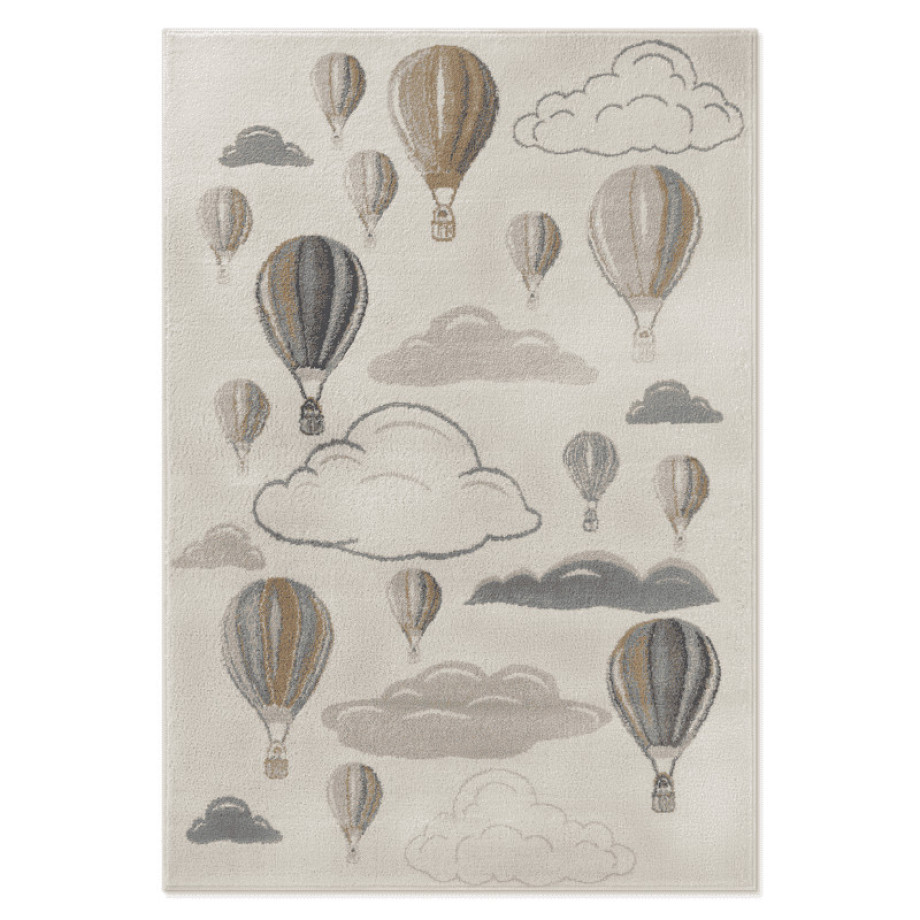 Vloerkleed Kids Hot Air Ballon - Dekbed-Discounter.nl afbeelding 1