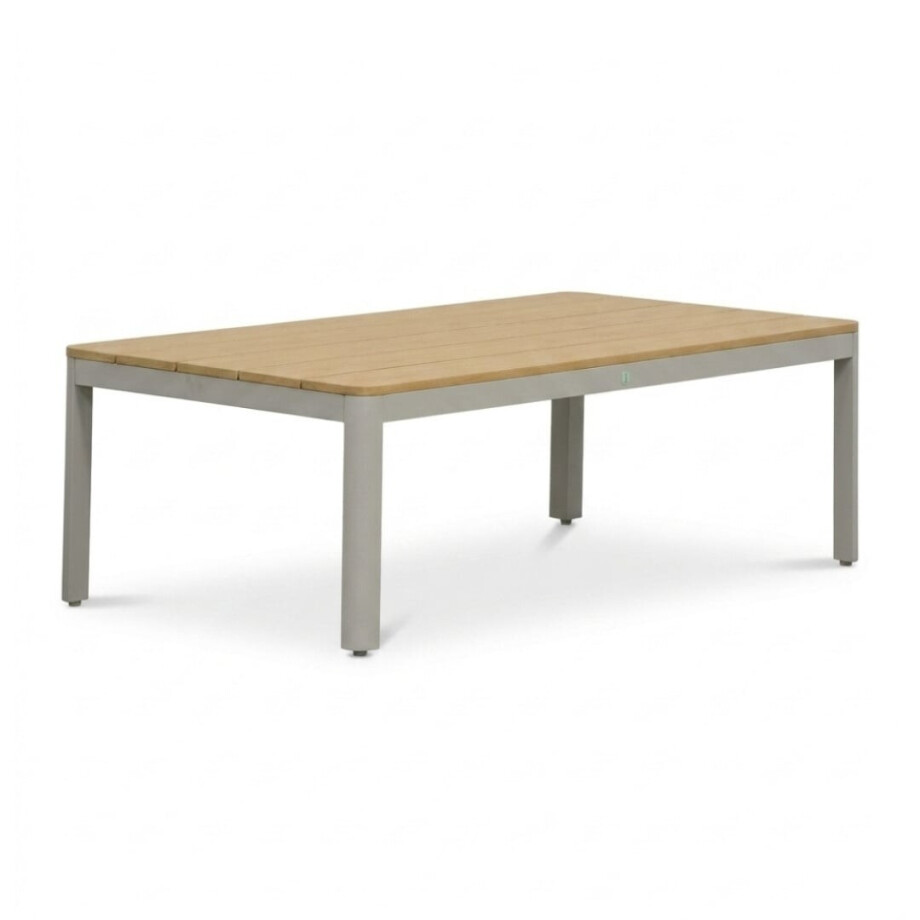 Tokyo loungetafel | aluminium + polywood | beige | 120x65cm Tokyo loungetafel | aluminium + polywood | beige | 120x65cm afbeelding 1