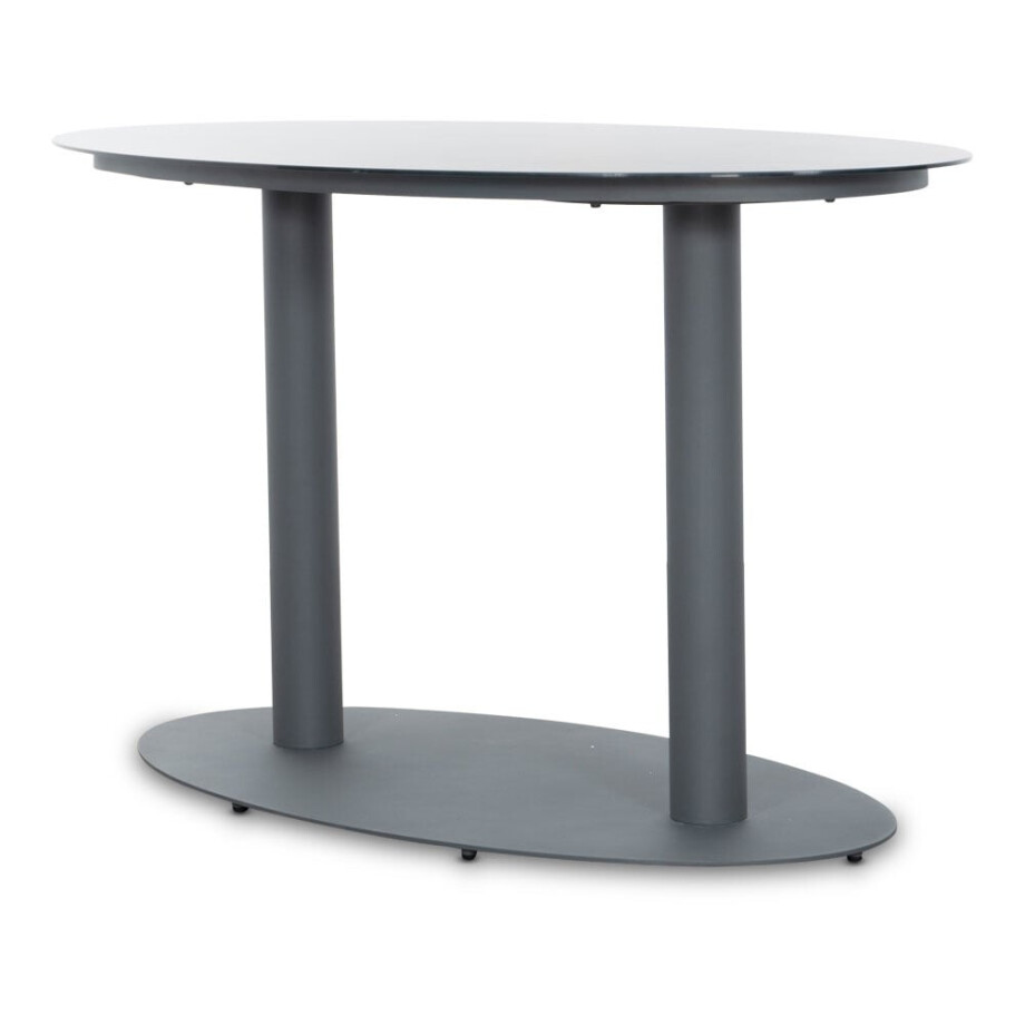 Orlando bartafel tuin 6 personen | staal | antraciet | 180cm ovaal afbeelding 1