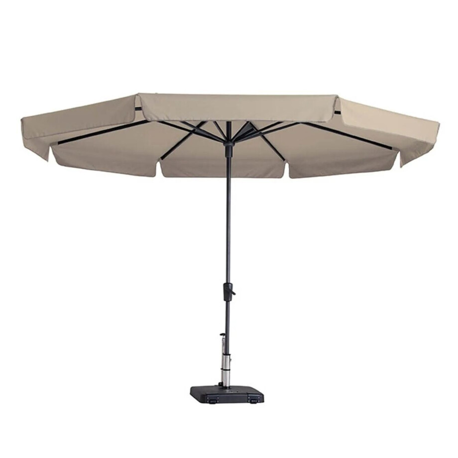 Syros luxe parasol Ø350cm | ecru afbeelding 