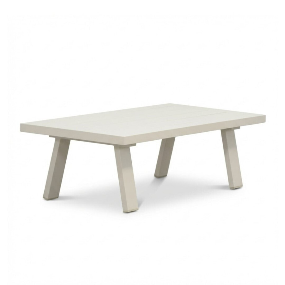 Venezia loungetafel | aluminium | beige | 121x60cm afbeelding 1