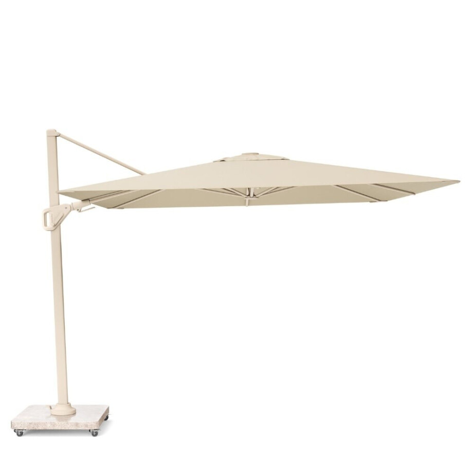 Nexus T² zweefparasol - premium doek | 300x300cm | Champagne/Sandstone Nexus T² zweefparasol - premium doek | 300x300cm | Champagne/Sandstone afbeelding 1