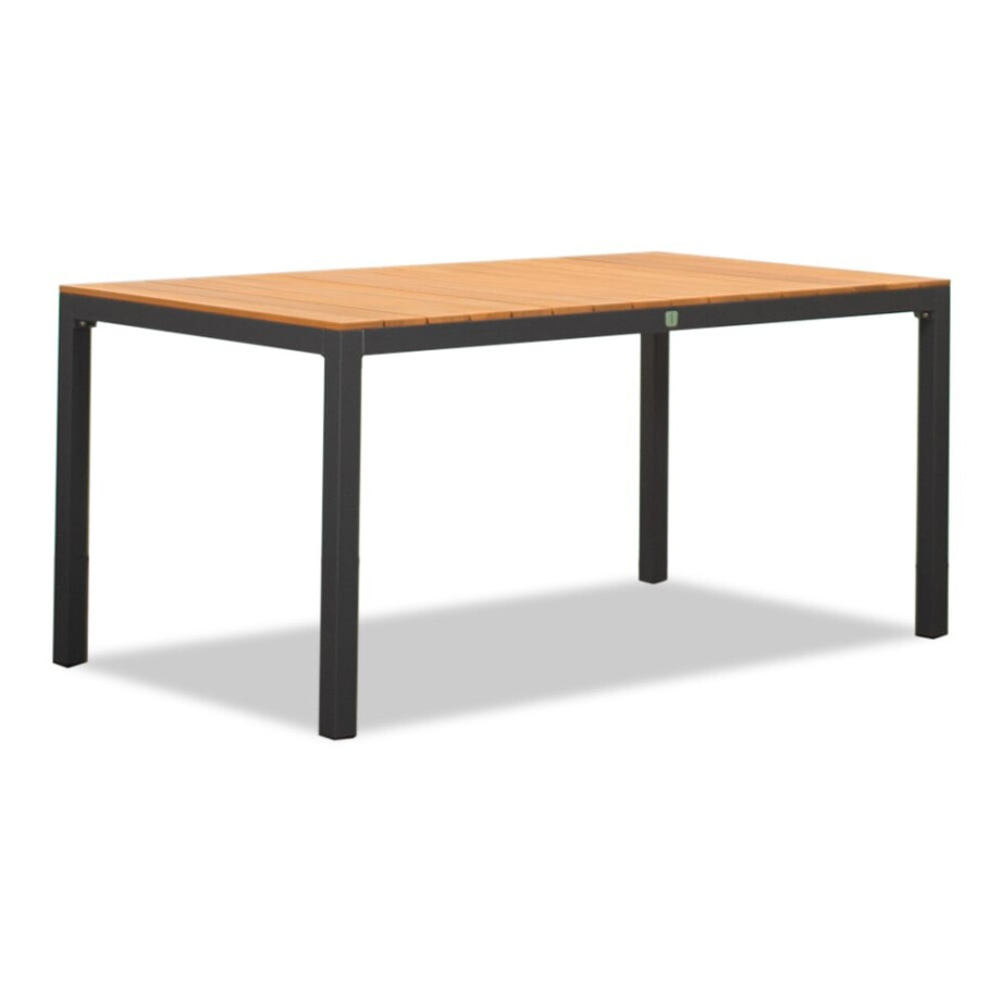Delta dining tuintafel 4 personen | teakhout + aluminium | Natural Teak | 160cm afbeelding 1