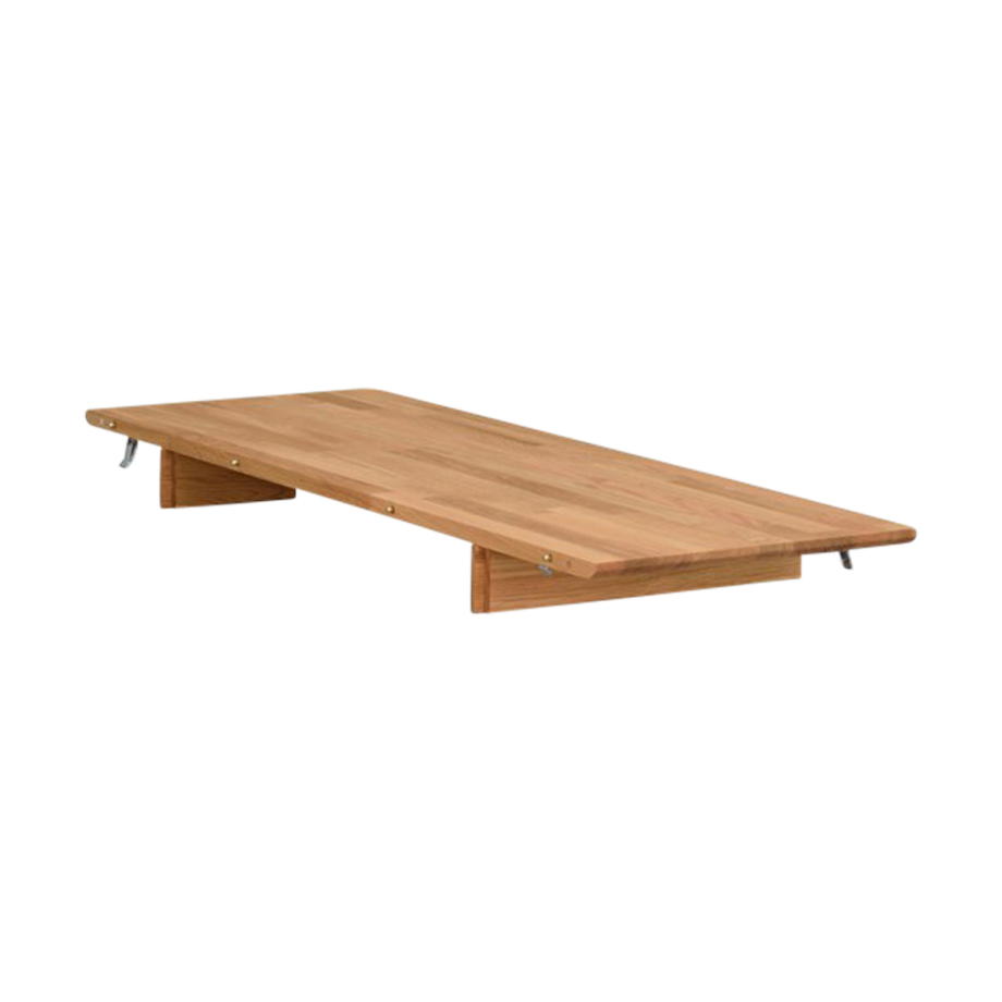 Filippa houten verlengstuk naturel voor ovale Filippa eettafel - 40 cm afbeelding 1