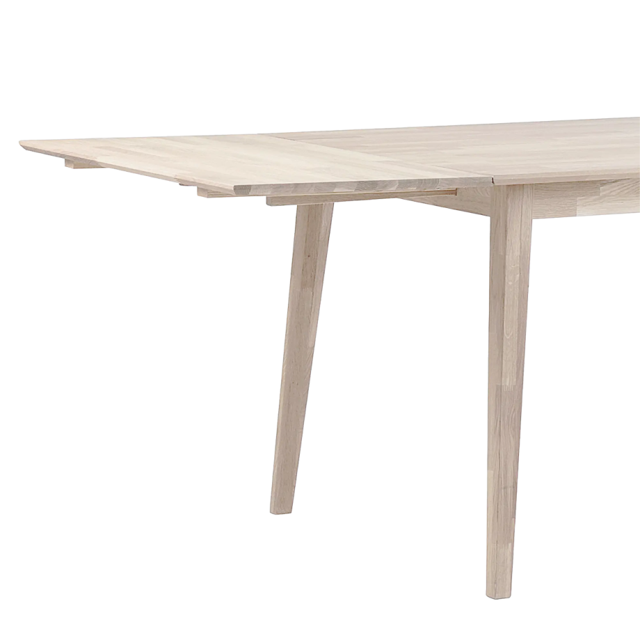 Filippa houten verlengstuk whitewash voor Filippa eettafel - 50 cm afbeelding 1