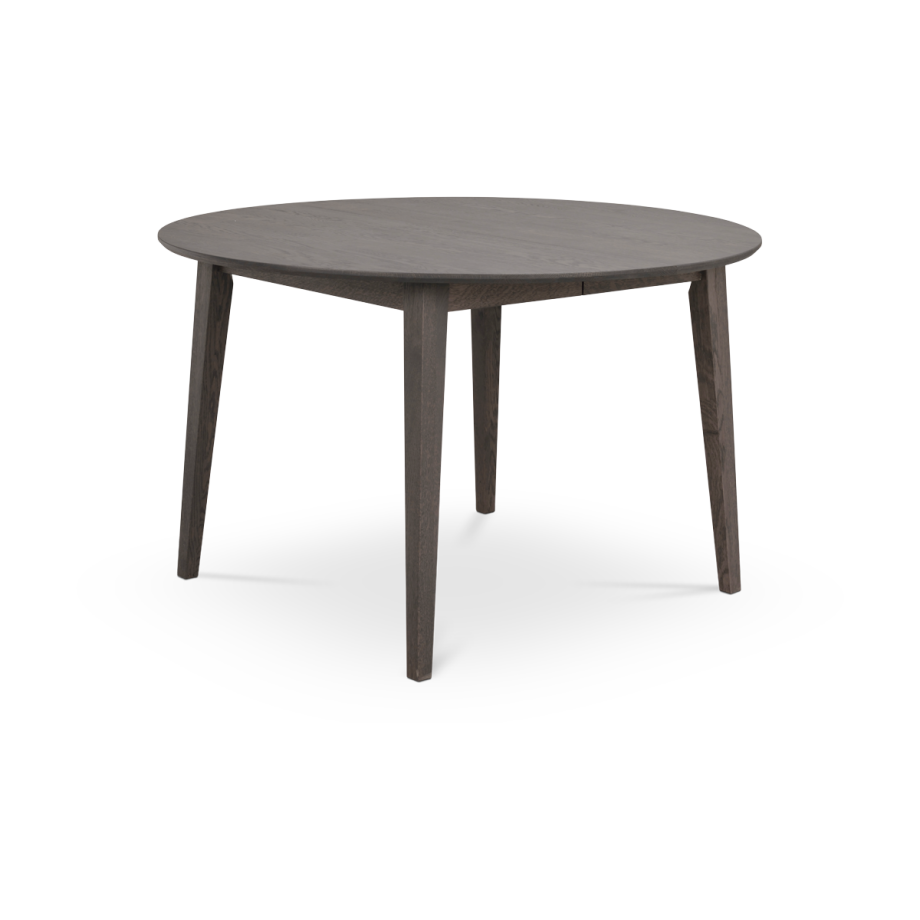 Filippa uitschuifbare eettafel donkerbruin - Ø120 cm Filippa uitschuifbare eettafel donkerbruin - Ø120 cm afbeelding 1