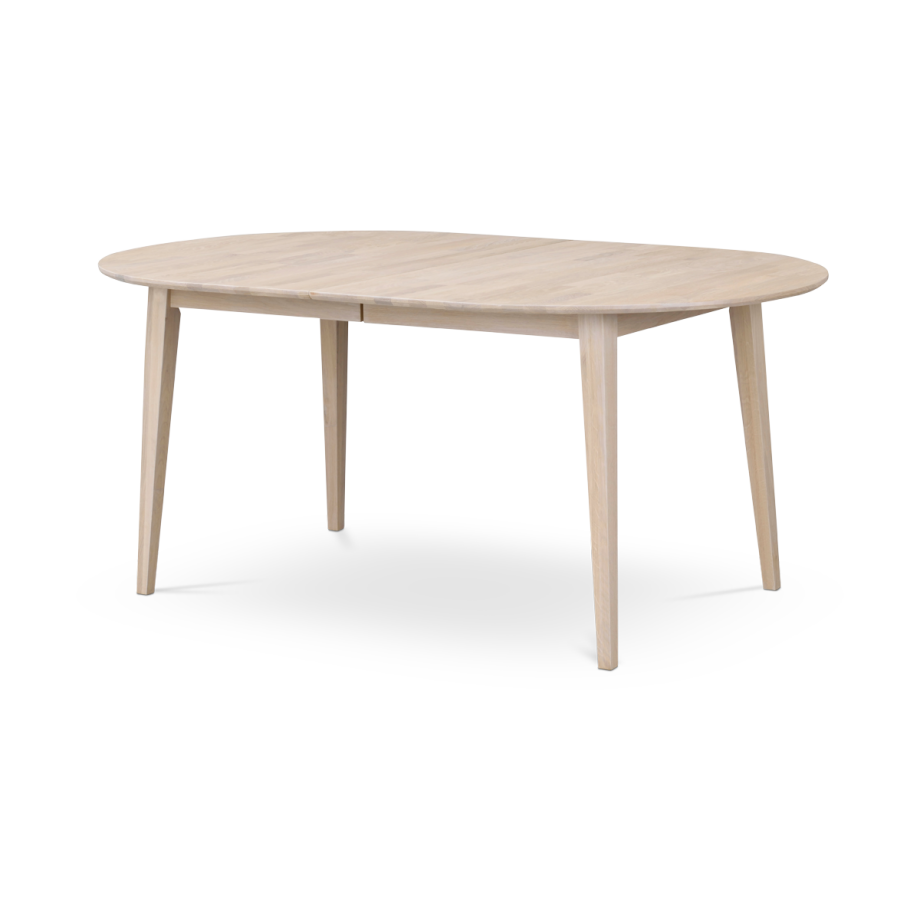 Filippa uitschuifbare houten eettafel whitewash - 170 x 105 cm Filippa uitschuifbare houten eettafel whitewash - 170 x 105 cm afbeelding 1
