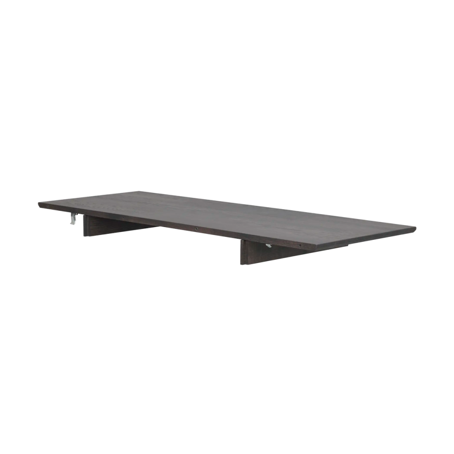 Filippa verlengstuk voor de ronde Filippa eettafel donkerbruin - 45 x 120 cm afbeelding 1