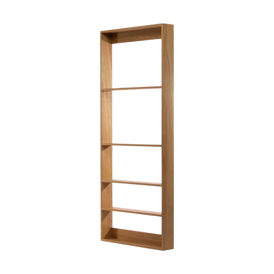 Fivesquare - Hangende wandkast - Hout - B50 x H120 x D8 cm afbeelding 1