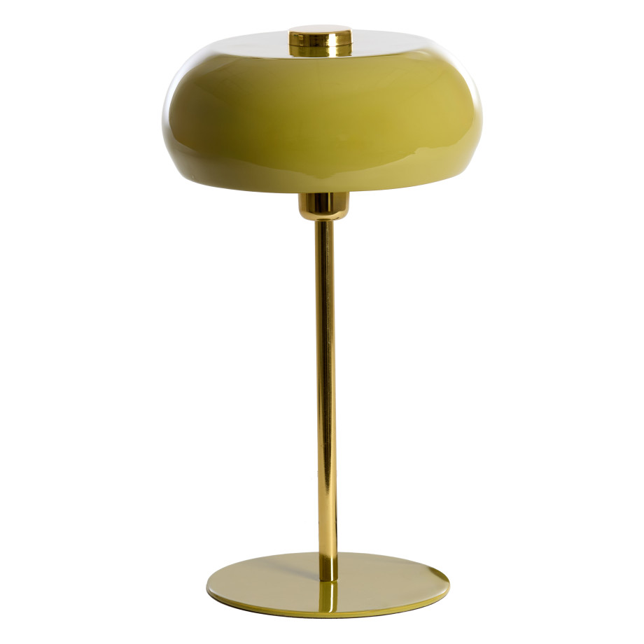 Light & Living Tafellamp 'Surin' 47cm, kleur Olijfgroen/Goud afbeelding 1