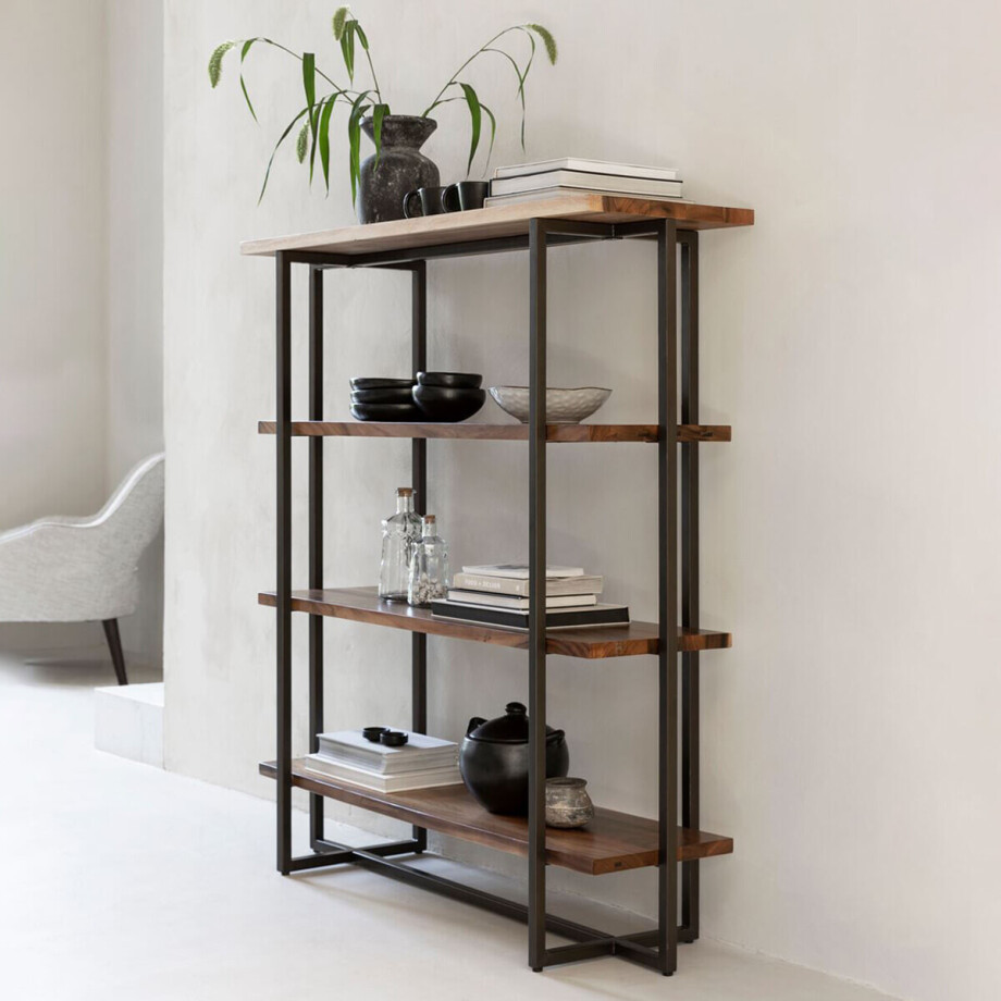 DTP Home Wandrek 'Flare' Suarhout, 130 x 145cm DTP Home Wandrek 'Flare' Suarhout, 130 x 145cm afbeelding 1