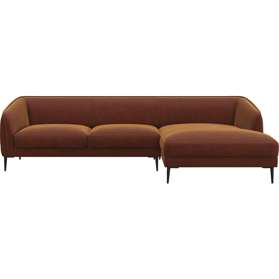 FLEXLUX Hoekbank Belle designbank, L-vorm, BxD 288x149 cm Scandinavisch design, in een sublieme verwerking afbeelding 1