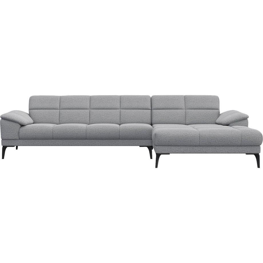 FLEXLUX Hoekbank Viale L-vorm, met rugstiksel, BxD 297x160,5 cm Zitstructuur met hoogwaardige koudschuim voor meer zitcomfort afbeelding 1