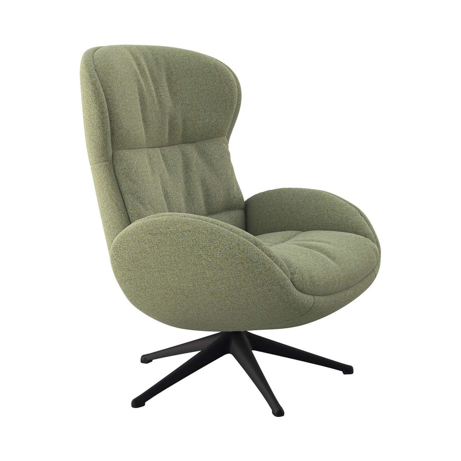 FLEXLUX Relaxfauteuil Haze, TV-stoel, fauteuil, stoffeerstoel Rugdeelverstelling, draaibaar, voet zwart afbeelding 1