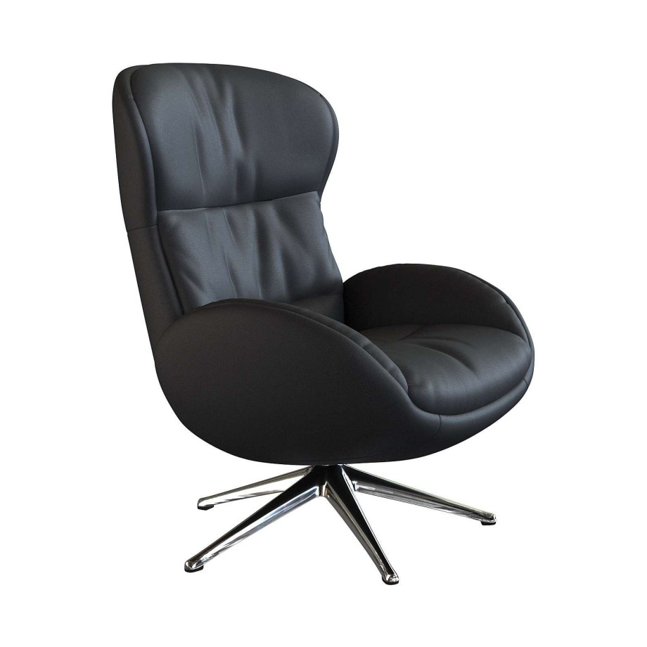 FLEXLUX Relaxfauteuil Haze, TV-stoel, fauteuil, stoffeerstoel Rugdeelverstelling, draaibaar, voet van aluminium afbeelding 1