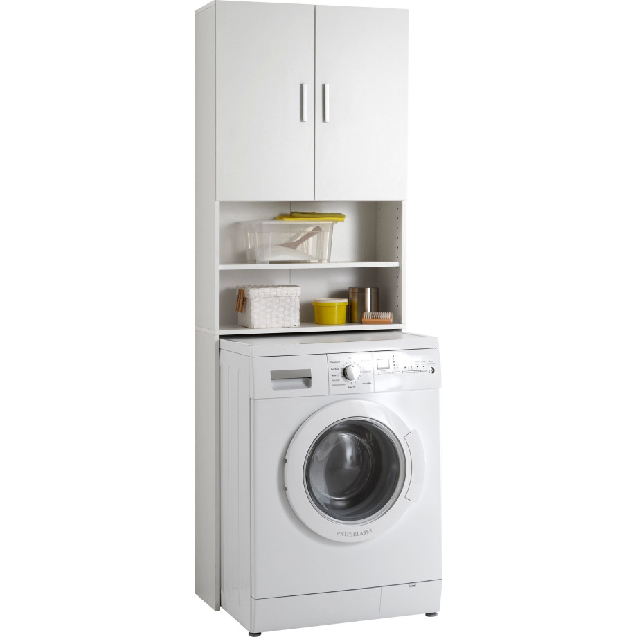 FMD Kast voor wasmachine Olbia met 2 open vakken afbeelding 1