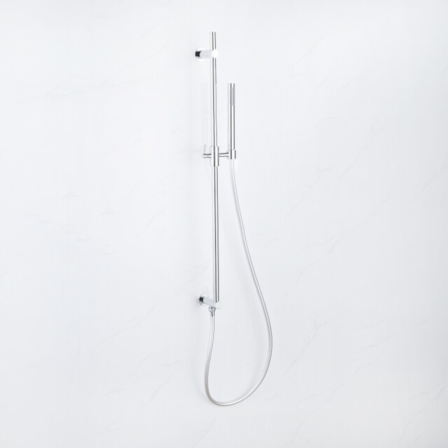 Fortifura Calvi Glijstangset - geïntegreerde wandaansluitbocht - doucheslang metaal- handdouche staaf - chroom SW1111526//SW970048//SW496810 Fortifura Calvi Glijstangset - geïntegreerde wandaansluitbocht - doucheslang metaal- handdouche staaf - chroom SW1111526//SW970048//SW496810 afbeelding 1