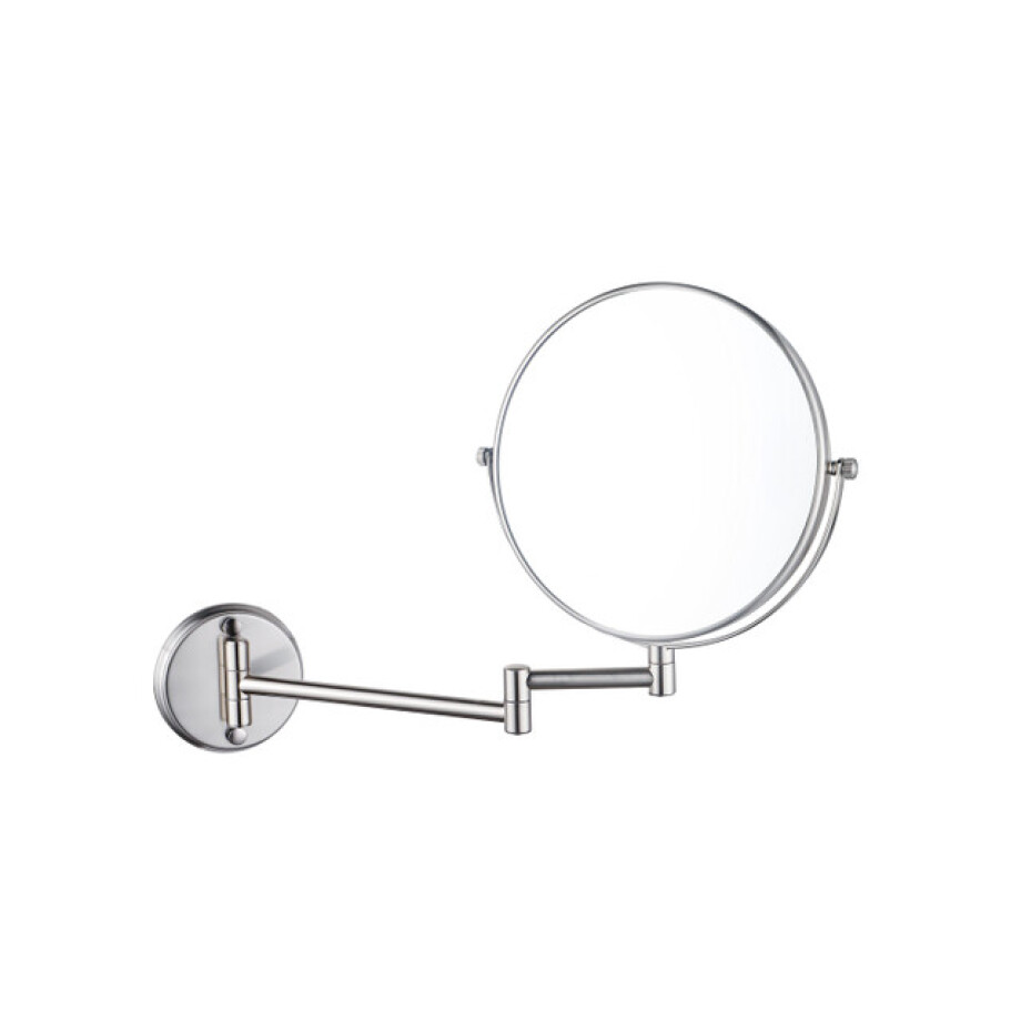 Fortifura Calvi make-up spiegel - 20cm - rond - PVD - Geborsteld RVS PVD (RVS) SW1126038 afbeelding 1