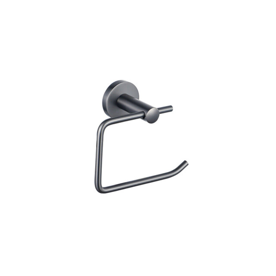 Fortifura Calvi toiletrolhouder zonder klep rond Geborsteld Gunmetal PVD SW721176 Fortifura Calvi toiletrolhouder zonder klep rond Geborsteld Gunmetal PVD SW721176 afbeelding 1