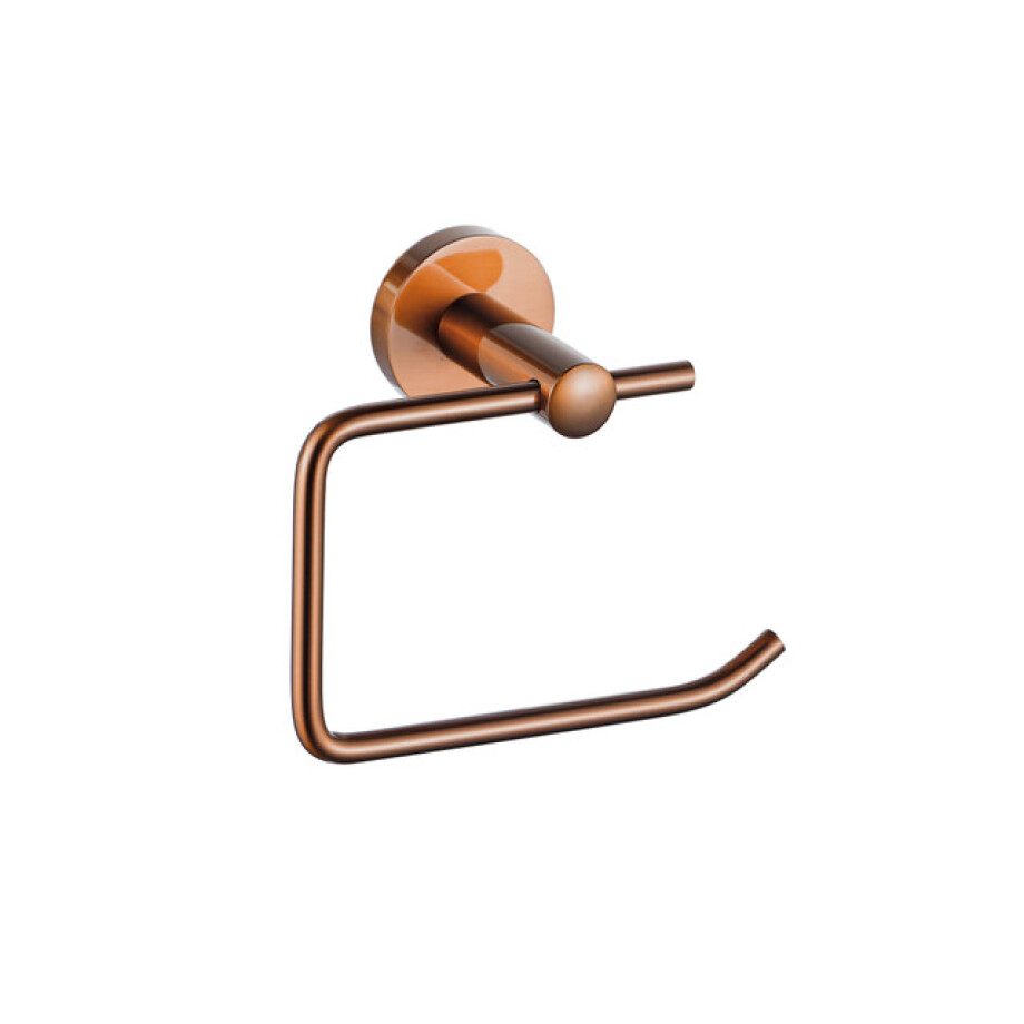 Fortifura Calvi toiletrolhouder zonder klep rond Geborsteld koper PVD (Koper) SW976322 afbeelding 1