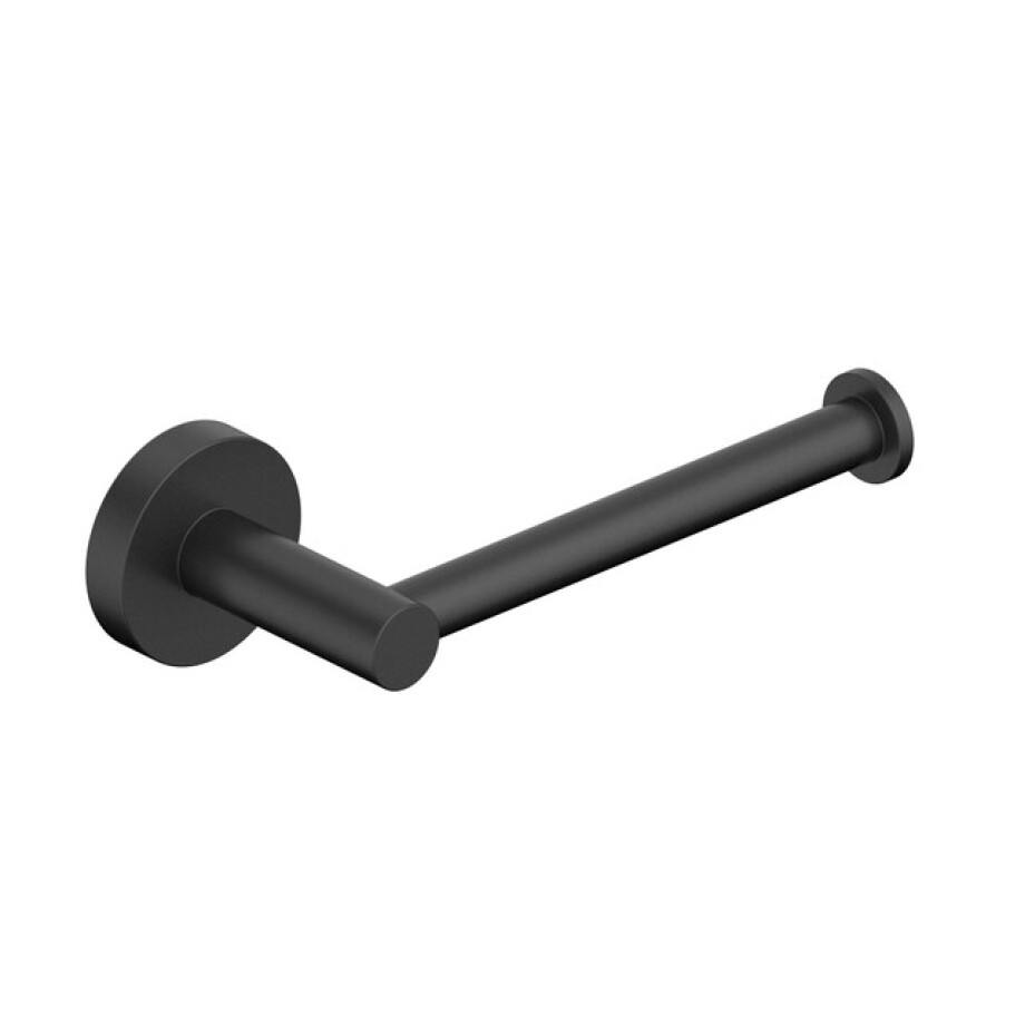 Fortifura Calvi toiletrolhouder/reserverolhouder - zonder klep - rond - mat zwart SW639935 Fortifura Calvi toiletrolhouder/reserverolhouder - zonder klep - rond - mat zwart SW639935 afbeelding 1