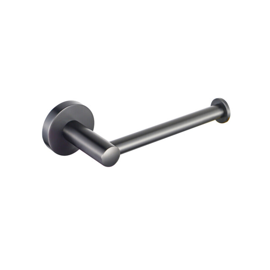 Fortifura Calvi toiletrolhouder/reserverolhouder - zonder klep - rond - PVD - Geborsteld gunmetal (antraciet) SW721172 Fortifura Calvi toiletrolhouder/reserverolhouder - zonder klep - rond - PVD - Geborsteld gunmetal (antraciet) SW721172 afbeelding 1