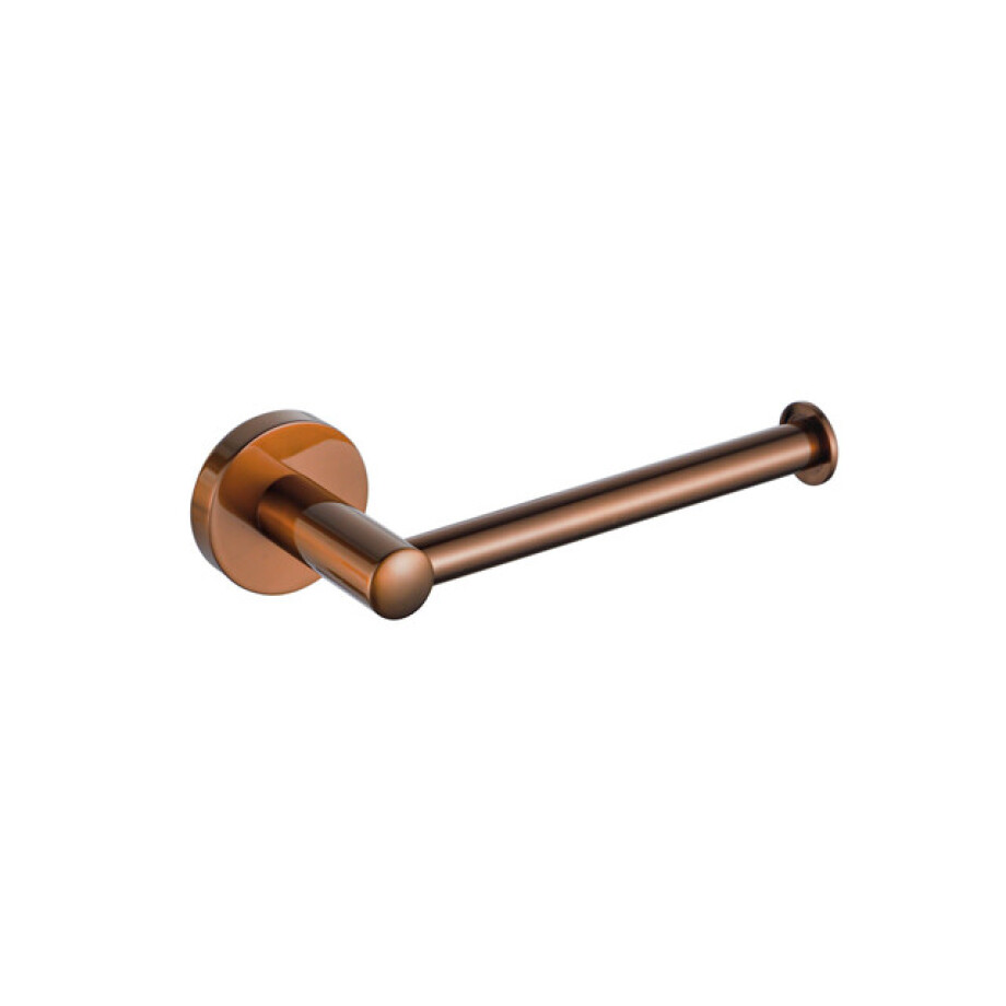 Fortifura Calvi toiletrolhouder/reserverolhouder - zonder klep - rond - PVD - Geborsteld koper SW970050 afbeelding 1