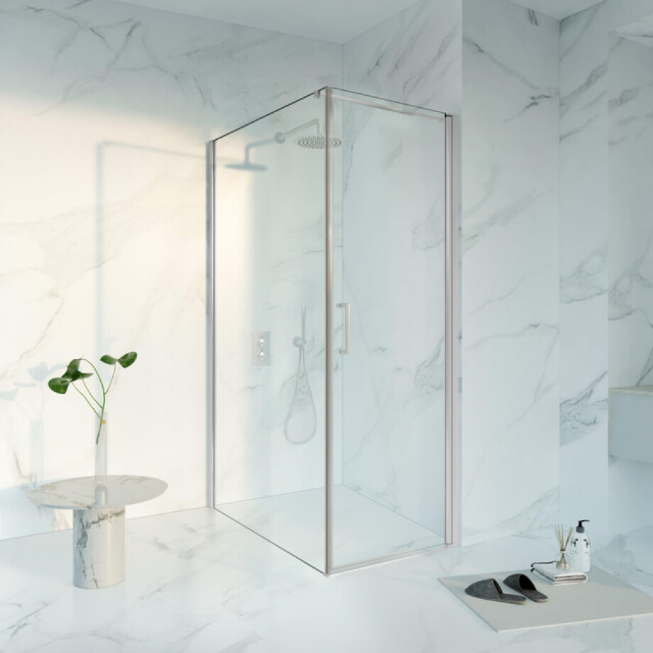 Fortifura Galeria Douchecabine - 70x120x200 - Profiel veiligheidsglas - anti kalk - chroom SW1122473/SW797917/SW797904 afbeelding 1