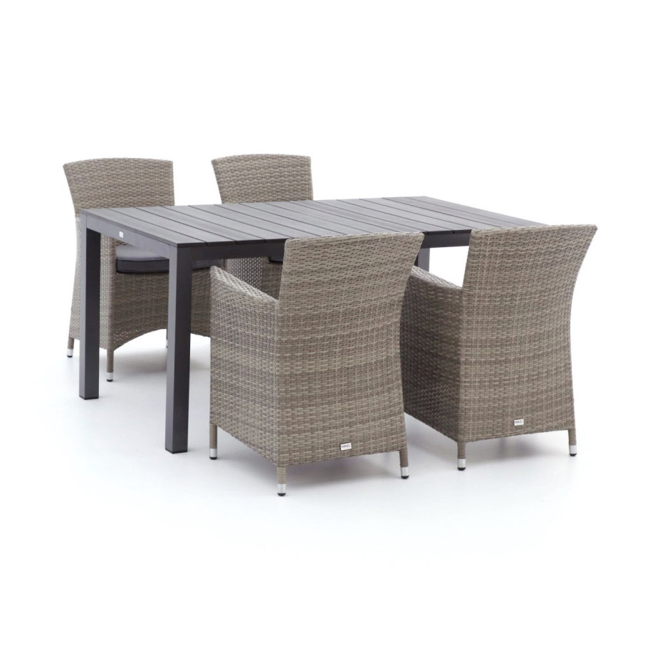 Forza Barga/Fidenza 160cm dining tuinset 5-delig - Laagste prijsgarantie! afbeelding 1