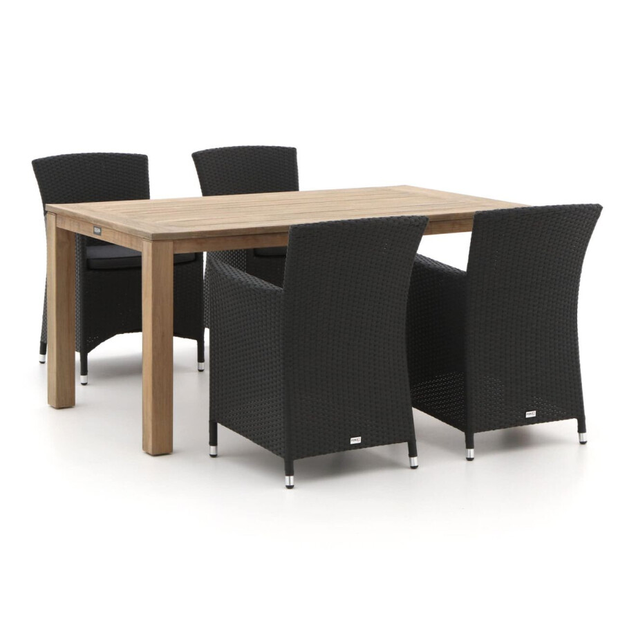 Forza Barga/ROUGH-S 160cm dining tuinset 5-delig - Laagste prijsgarantie! Forza Barga/ROUGH-S 160cm dining tuinset 5-delig - Laagste prijsgarantie! afbeelding 1