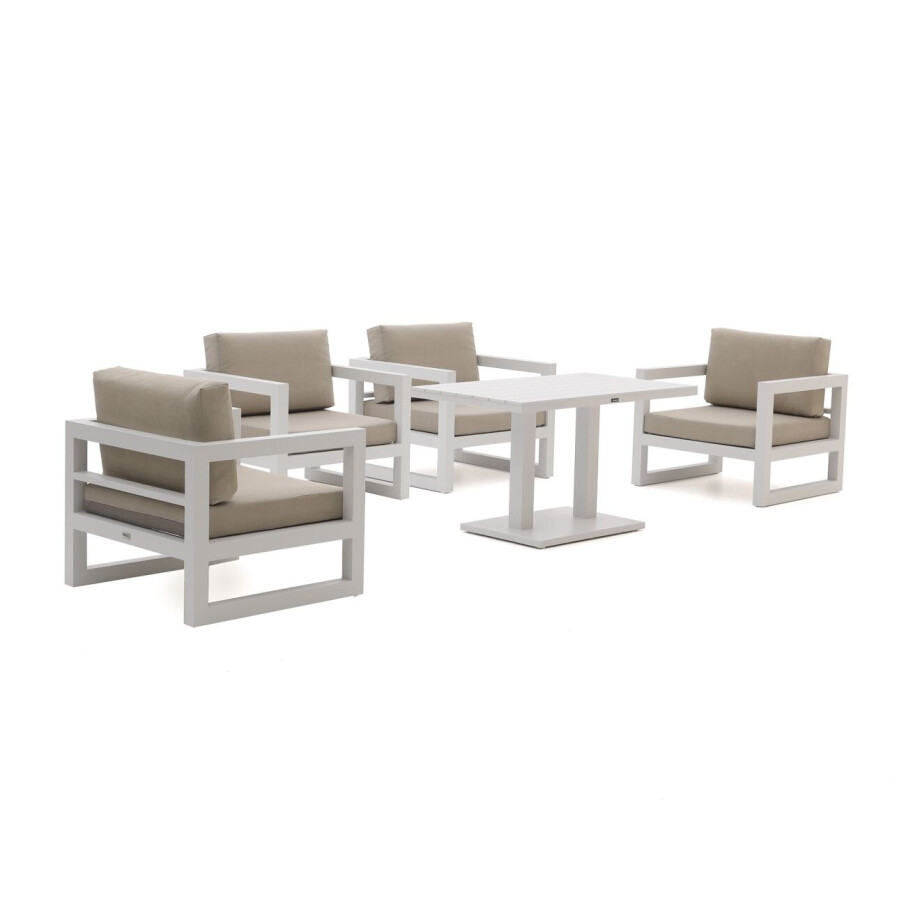 Forza Calleo/Ciro 120cm dining stoel loungeset 5-delig - Laagste prijsgarantie! Forza Calleo/Ciro 120cm dining stoel loungeset 5-delig - Laagste prijsgarantie! afbeelding 1