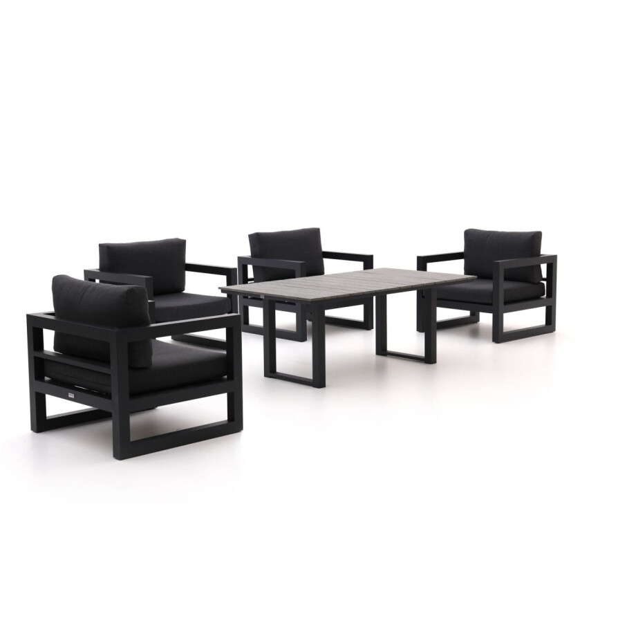 Forza Calleo/Fidenza 160cm stoel loungeset 5-delig - Laagste prijsgarantie! afbeelding 1