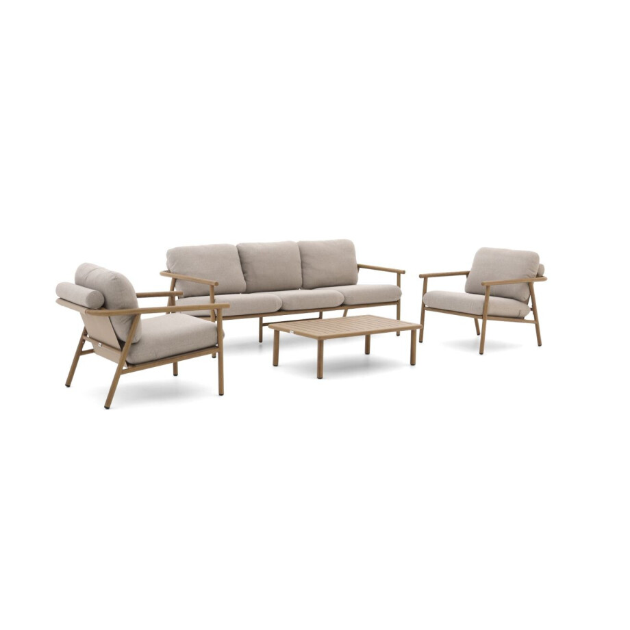 Forza Cuneo stoel-bank loungeset 4-delig - Laagste prijsgarantie! Forza Cuneo stoel-bank loungeset 4-delig - Laagste prijsgarantie! afbeelding 1