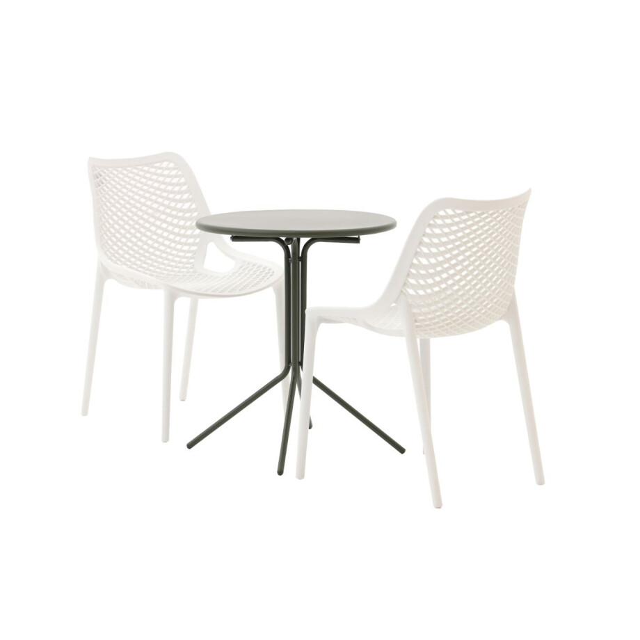 Forza Ripi/Aziano ø 60cm balkonset 3-delig stapelbaar - Laagste prijsgarantie! afbeelding 1