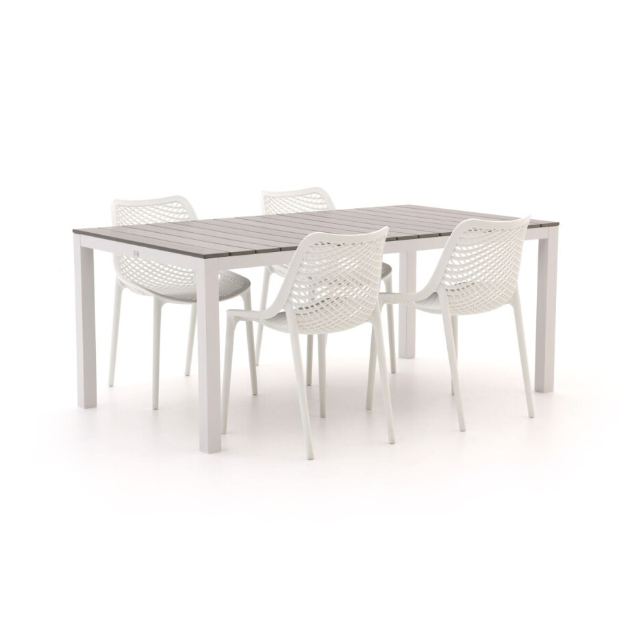 Forza Ripi/Fidenza 183cm dining tuinset 5-delig stapelbaar - Laagste prijsgarantie! afbeelding 1