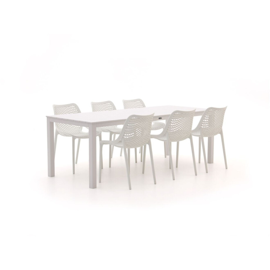 Forza Ripi/Menzano 220cm dining tuinset 7-delig stapelbaar - Laagste prijsgarantie! afbeelding 1