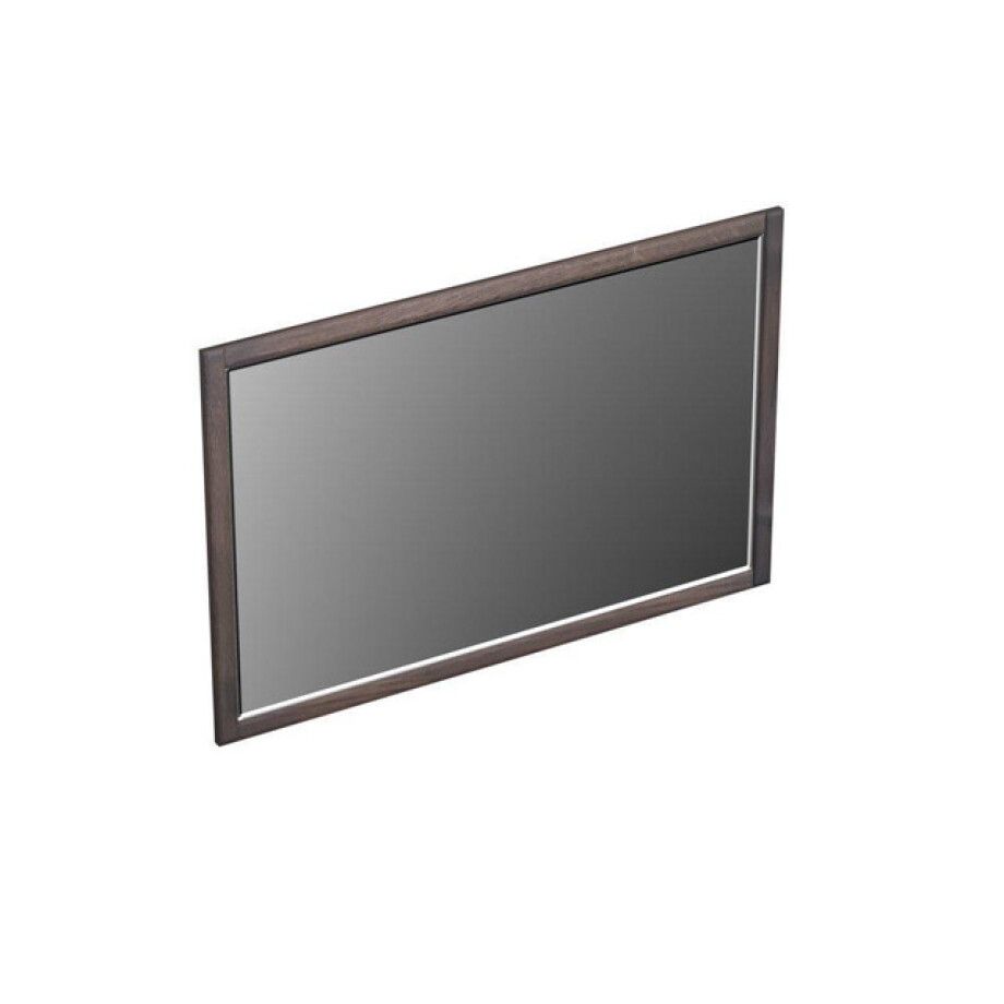 Forzalaqua Gela 2.0 spiegel 120x80cm Rechthoek zonder verlichting met frame Massief Eiken Charcoal 8072180 afbeelding 1