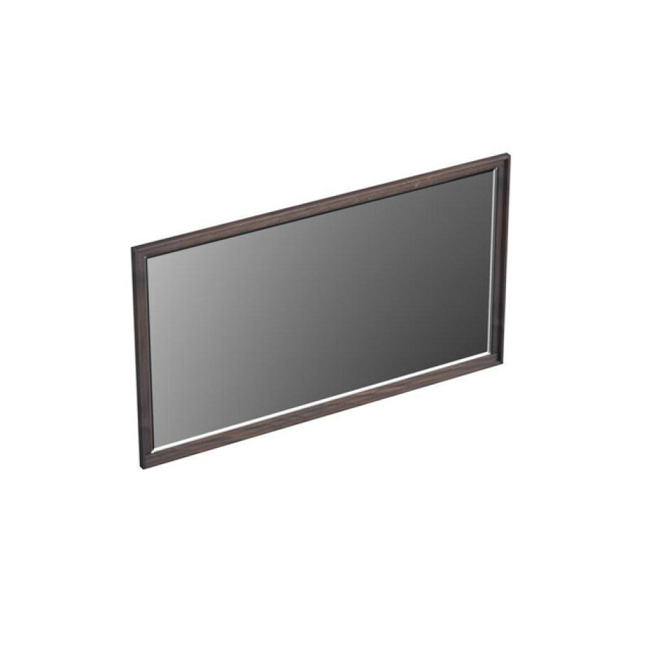 Forzalaqua Reno 2.0 spiegel 140x80cm Rechthoek zonder verlichting met frame Massief Eiken Charcoal 8072340 afbeelding 1
