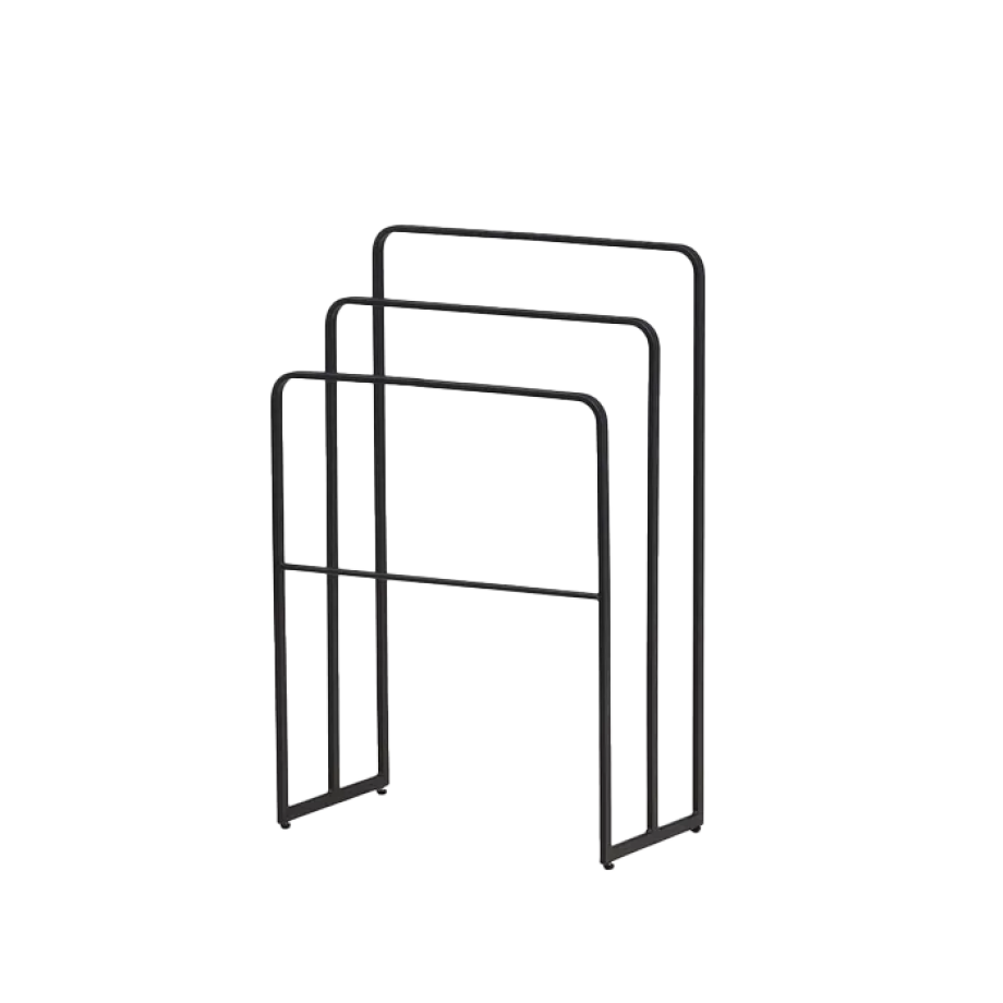 Foss metalen handdoekrek zwart - 54 x 84 cm Foss metalen handdoekrek zwart - 54 x 84 cm afbeelding 1