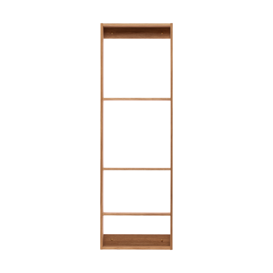 Foursquare - Eikenhouten wandkast - H100 x B32 x D9 cm Foursquare - Eikenhouten wandkast - H100 x B32 x D9 cm afbeelding 1