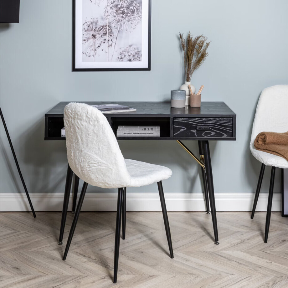 Nohr Bureau 'Frisco' 110 x 60cm, kleur Zwart afbeelding 1