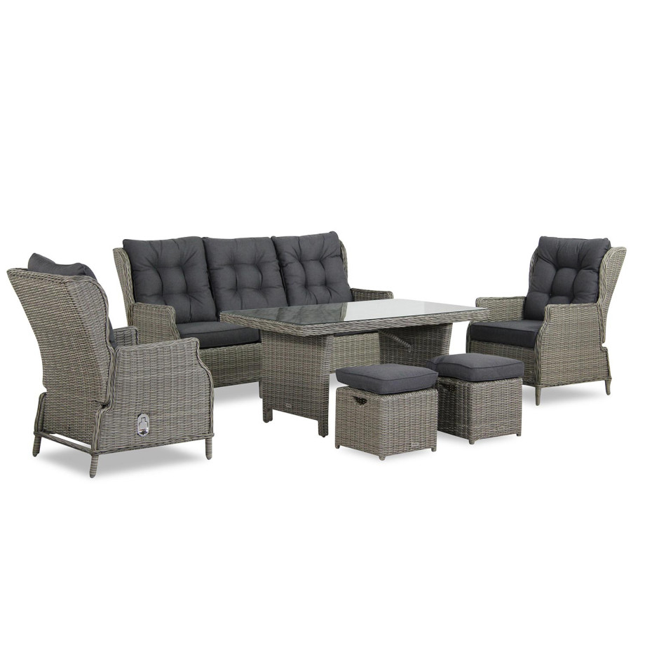 Garden Collections New Castle dining loungeset 6-delig afbeelding 1