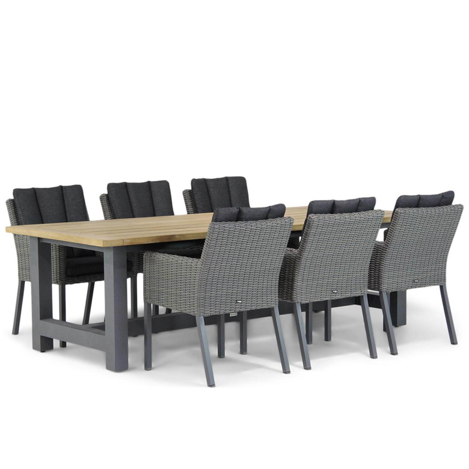 Garden Collections Oxbow/San Francisco 260 cm dining tuinset 7-delig afbeelding 1