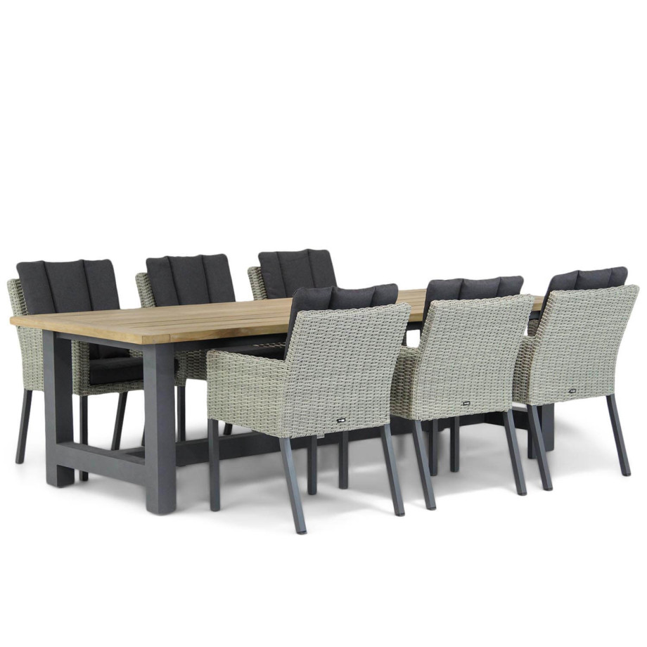 Garden Collections Oxbow/San Francisco 260 cm dining tuinset 7-delig afbeelding 1
